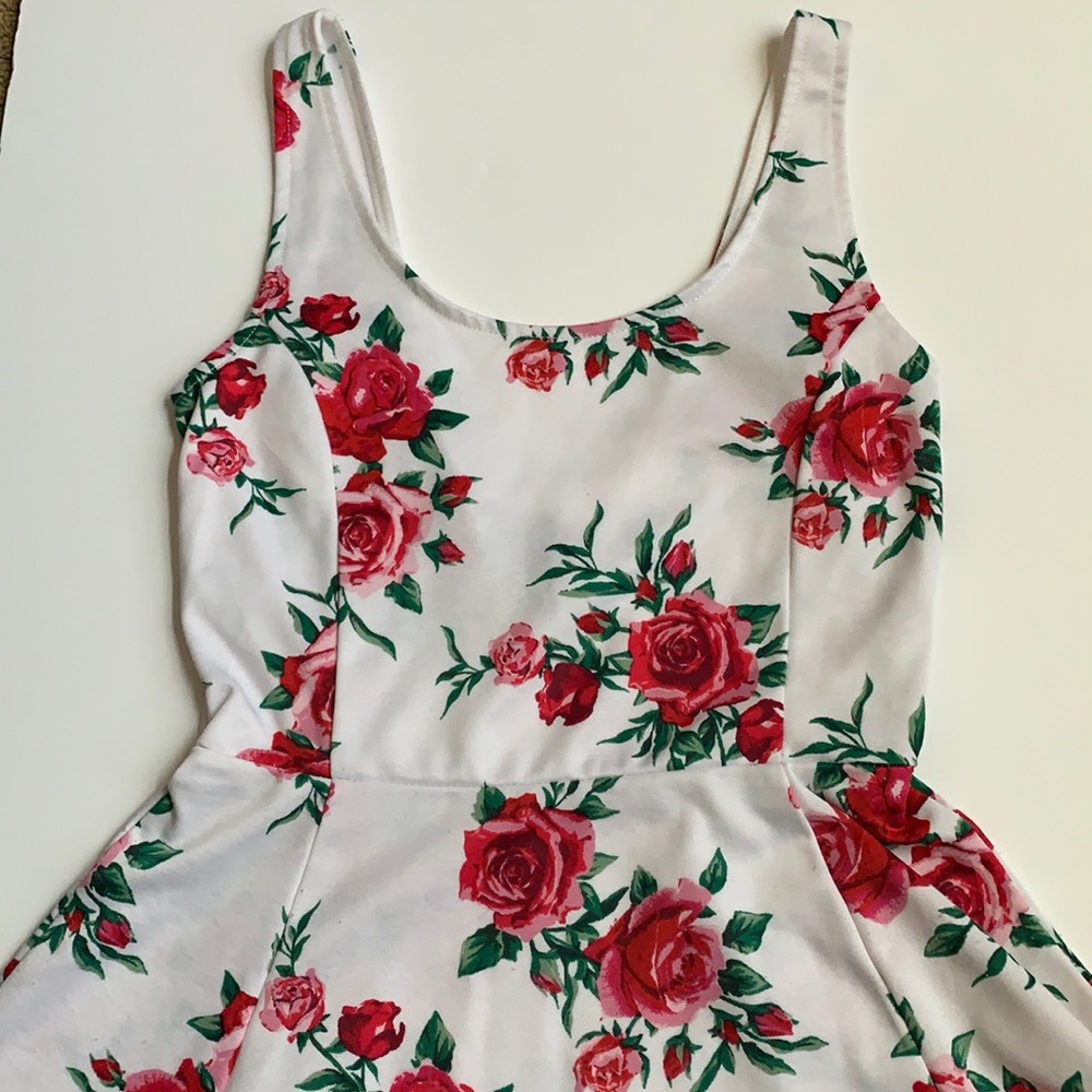 H&M Flower Skater Dress